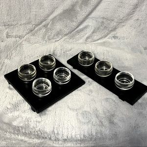 Tea light candle holders, set of 2